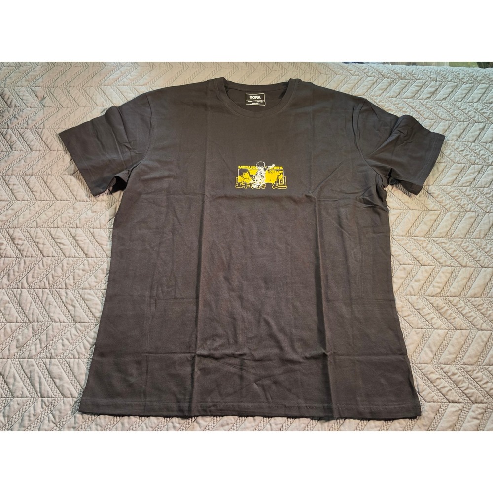 Sora Blue Lock Meguru Bachira Anime Graphic T-Shirt Black Mens 3XL